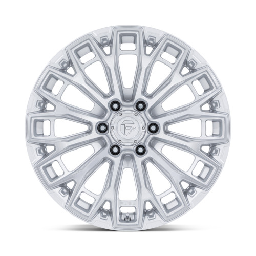 17" Fuel FC882 Trax Gloss Silver Machined Face 17x9 Wheel 6x135 -12mm Rim