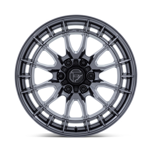 17" Fuel FC888 Revolt Gloss Gunmetal 17x8.5 Wheel 6x5.5 25mm Rim FC888AX17856825