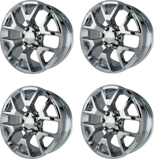 Set 4 Performance Replicas PR169 20x9 6x5.5 Chrome Wheels 20" 27mm Rims
