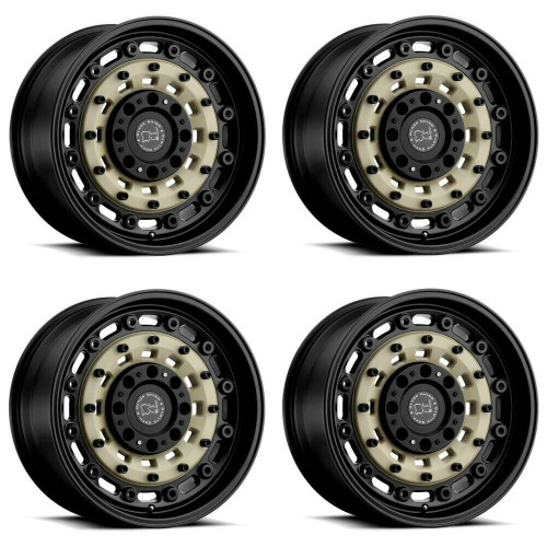 Set 4 Black Rhino Arsenal 17x8 6x130 Sand On Black Wheels 17" 38mm Rims Set 4 Black Rhino Arsenal 17x8 6x130 Sand On Black Wheels 17" 38mm Rims