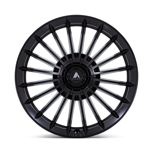20" Asanti Black AB048 Viceroy Matte Black 20x9 Wheel 5x112 5x120 27mm Rim
