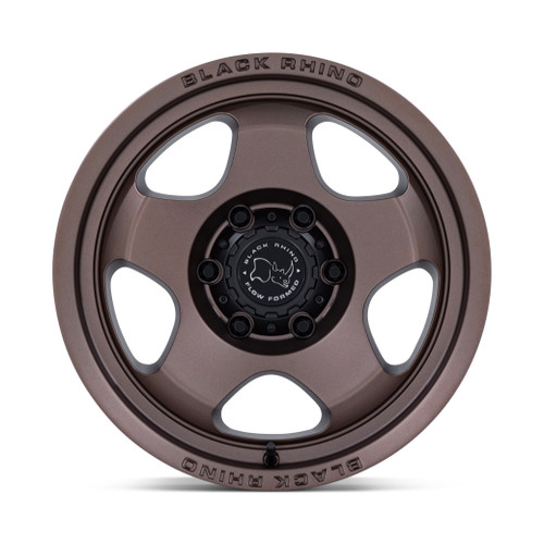 17" Black Rhino Hard Alloys BR031 Sol Burnt Bronze 17x9 Wheel 6x5.5 12mm Rim