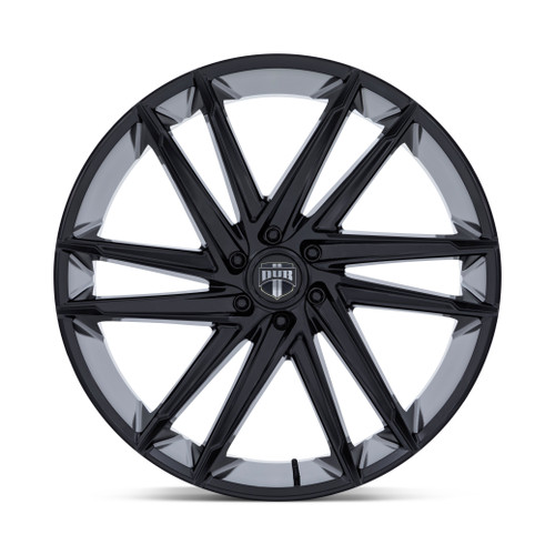 26" DUB DC275 Blaze Gloss Black 26x10 Wheel 6x5.5 25mm Rim DC275BX26106825