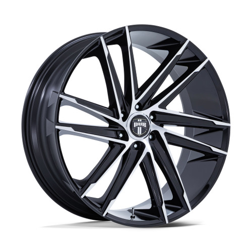 26" DUB DC275 Blaze Gloss Black Machined Face 26x10 Wheel 6x135 30mm Truck Rim