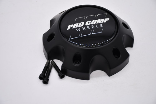 Pro Comp Satin Black Wheel Center Cap Hub Cap 513965502 5.75" 6 lug