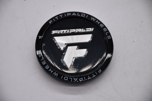 Fittipaldi Black Wheel Center Cap Hub Cap CAP041-SDI-01 2.5" Snap In