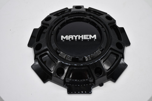 Mayhem Gloss Black Wheel Center Cap Hub Cap C108115B02 9.25" 8115 Apollo 8x6.5 8x170