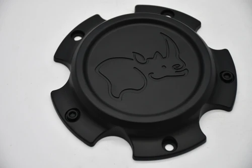 Black Rhino black wheel center cap SKU 9229L154, listed as a 6-inch replacement cap for compatible 5-lug Black Rhino wheels