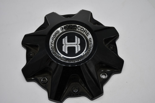Hardcore Offroad Gloss Black Wheel Center Cap Hub Cap C-545-2 8.5" H Logo