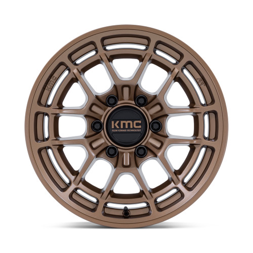 17" KMC KM732 Archer Matte Bronze 17x8.5 Wheel 6x5.5 25mm Rim KM732ZX17856825