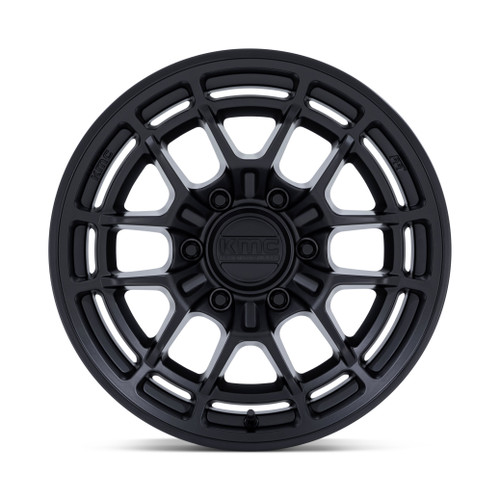 17" KMC KM732 Archer Matte Black 17x8.5 Wheel 6x5.5 25mm Rim KM732MX17856825