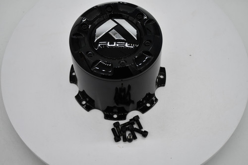 Fuel Gloss Black Wheel Center Cap Hub Cap 1003-28GBR 6.25" Rear Dually Blitz