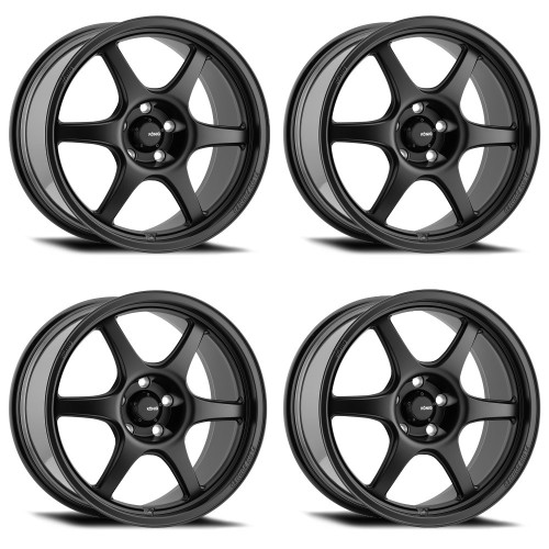 Set 4 17" Konig 106B Hexaform 17x8 Wheels 4x108 40mm Rims 106B-HF87108405