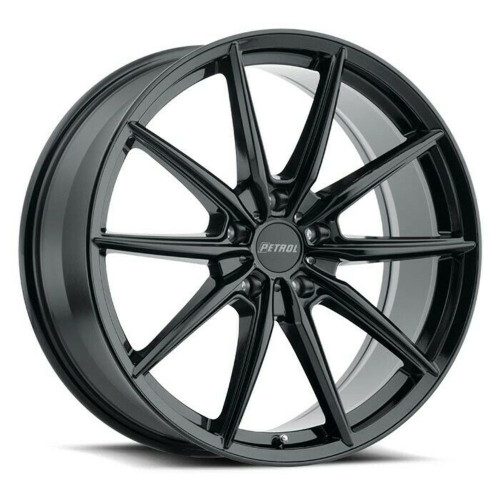 Set 4 Petrol P4B 17x8 5x105 Gloss Black Wheels 17" 40mm Rims