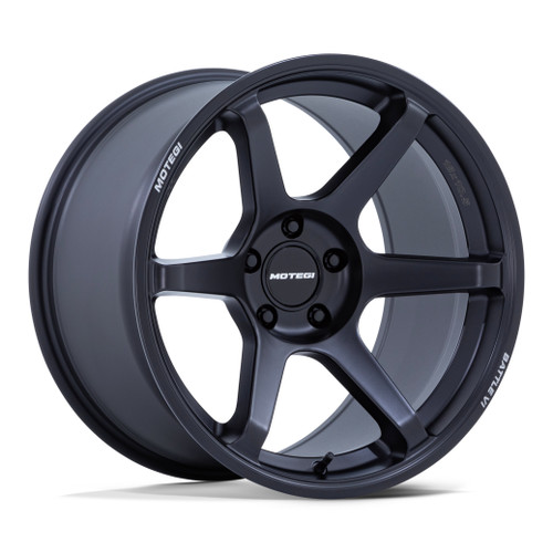 Set 4 18" Motegi MR160 Battle VI Matte Blackbird Metallic 18x9.5 5x4.5 35mm Rims