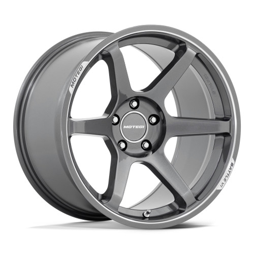 18" Motegi MR160 Battle VI Gloss Gunzilla Machined Lip 18x9.5 4x4.5 35mm Wheel