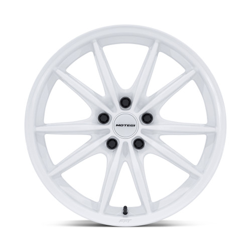 17" Motegi MR162 Zentoku Gloss White 17x9.5 Wheel 5x4.5 35mm Rim MR162WX17951235