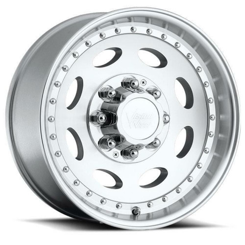 19.5" Vision HD 81 Heavy Hauler Machined Wheel 19.5x7.5 8x6.5 (8x165.1) Rim 0mm