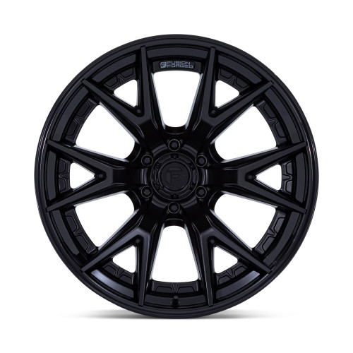 18" Fuel FC402 Catalyst Matte Black Gloss Black Lip 18x9 Wheel 6x135 1mm Rim
