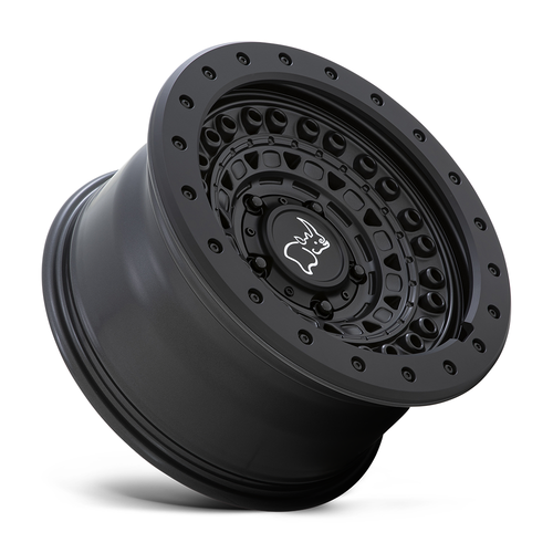Set 4 Black Rhino Barricade 17x8.5 6x135 Gun Black Rock Guard Wheels 17" 10mm