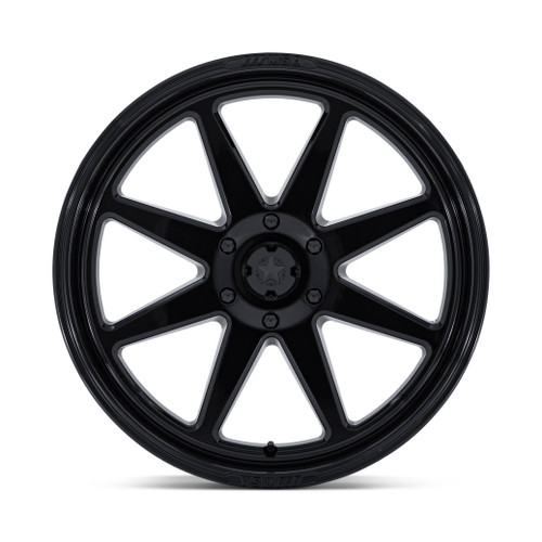 24" MSA Offroad Wheels M54 Spark UTV Gloss Black 24x7 Wheel 4x137 0mm Rim