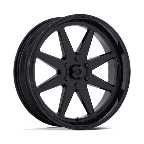 22" MSA Offroad Wheels M54 Spark UTV Gloss Black 22x7 Wheel 5x4.5 0mm Rim