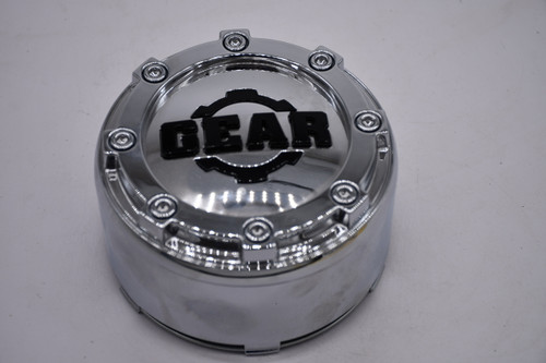 Gear Chrome Wheel Center Cap Hub Cap 1287C32 5.25" Snap in 8 lug