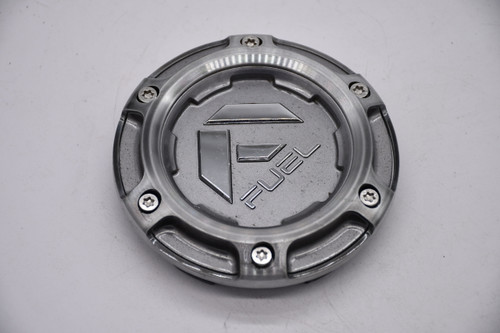 Fuel Off-Road FC401 Brawl silver machined replacement wheel center cap, SKU 1006-79LVC, for compatible Brawl wheels
