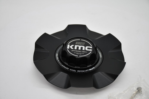 KMC Satin Black Wheel Center Cap Hub Cap T1762090-2-S1 7.75" Fits KM101 20x9 with +18mm Offset
