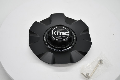 KMC Satin Black Wheel Center Cap Hub Cap UT1762090-2-S1 7.75" Fits KM101 20x9 with +18mm Offset