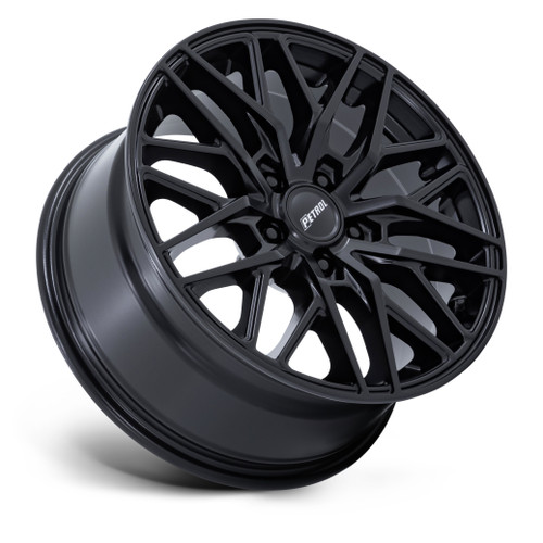 18" Petrol PE004 P3E Matte Black 18x8 Wheel 5x4.25 40mm Rim PE004MX18804540