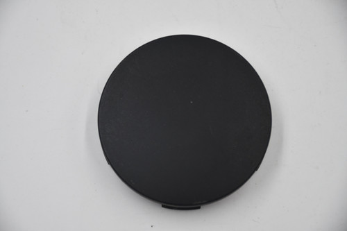 AfterMarket Flat Black Wheel Center Cap Hub Cap (BL)N37 2.5" Blank No Logo Black Snap in