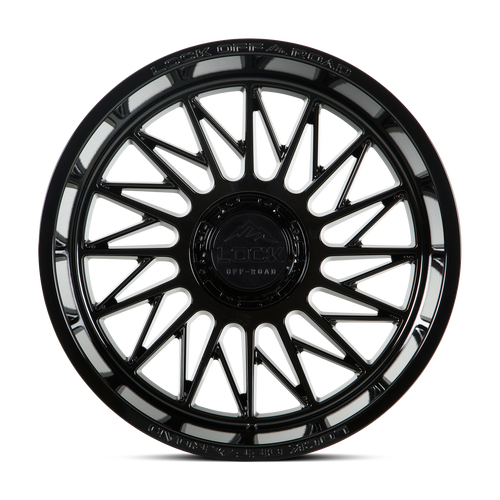 20" Lock Extreme Assault Gloss Black 20x9 8x180 1mm Truck  Wheel ASSAULT-2988GB