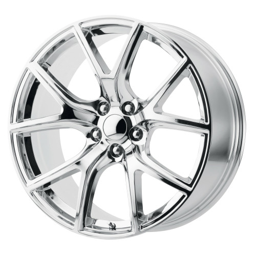 Set 4 Performance Replicas PR181 20x9 5x5 Chrome Wheels 20" 34mm Rims