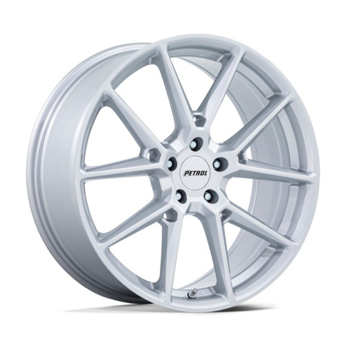 20" Petrol PE002 P1E Gloss Silver 20x8.5 Wheel 5x4.5  40mm Rim