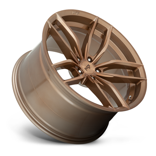 Niche 1PC M202 Vosso 19x9.5 5x4.5 Glossy Bronze Brushed Wheel 19" 35mm Rim