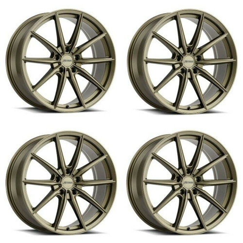 Set 4 Petrol P4B 18x8 5x120 Matte Bronze Wheels 18" 35mm Rims
