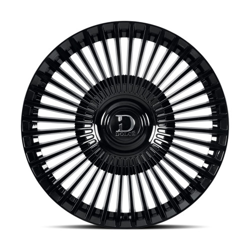 24" Dolce Luxury Trento Gloss Black 24x9 Wheel 5x112 5x120 28mm TRENTO-249010GB