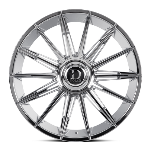 24" Dolce Luxury Mirelli Chrome 24x9 Wheel 5x112 5x120 28mm Rim MIRELLI-249010C