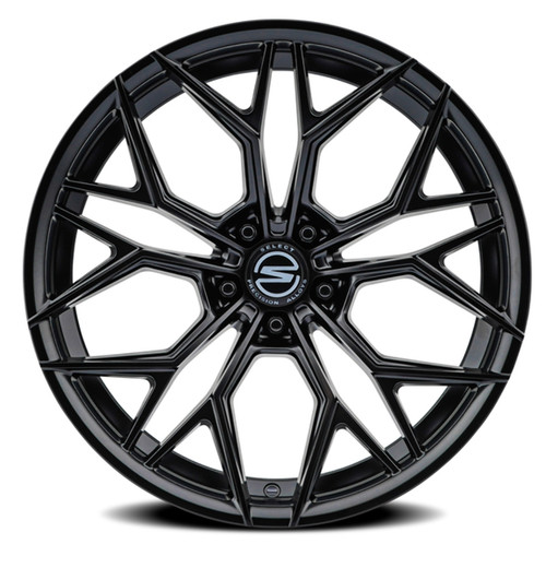20" Select Syndicate Satin Black 20x9 Wheel 5x4.5 38mm Rim S105209065P3801
