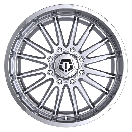22" TIS 567C Chrome Plated Wheel 22x10 8x180 -19mm Offroad For Chevy GMC Rim