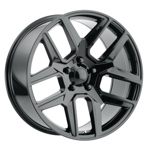 Set 4 Performance Replicas PR192 20x9 5x5.5 Gloss Black Wheels 20" 19mm Rims