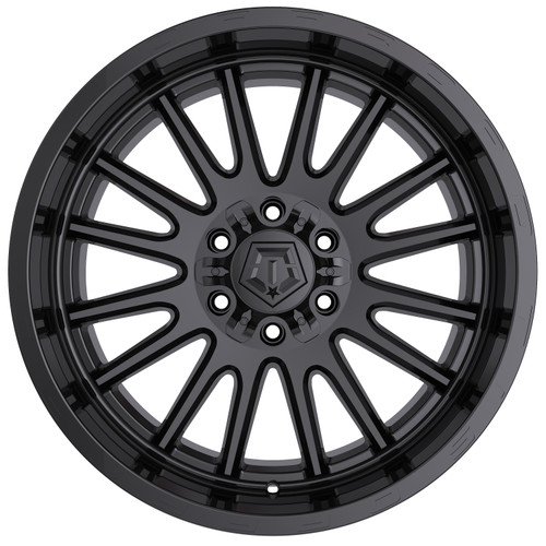 22" TIS 567B Gloss Black Wheel 22x12 8x170 -44mm Offroad For Ford F250 F350 Rim