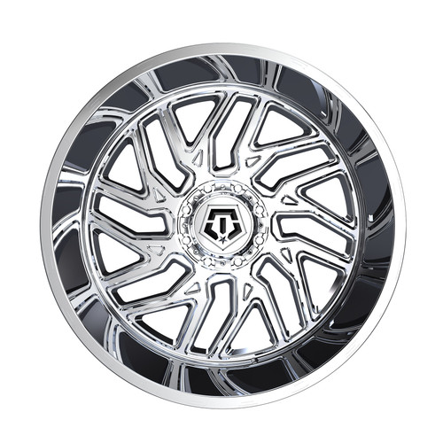 20" TIS 544C Chrome Plated Wheel 20x12 8x180 -44mm Offroad For Chevy GMC Rim