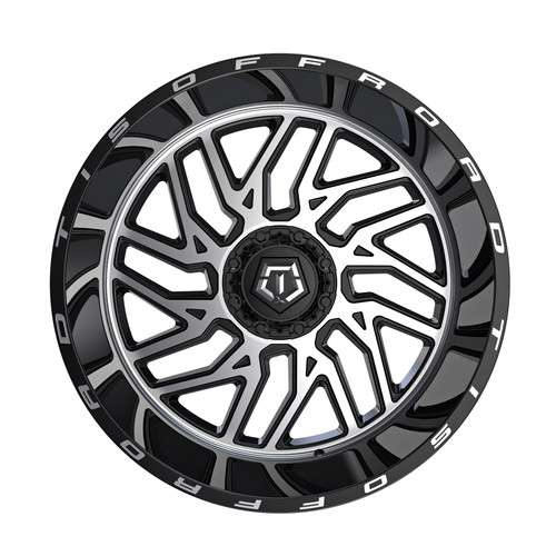 20" TIS 544MB Gloss Black Machined Face Wheel 20x12 8x170 -44mm Offroad Rim