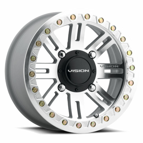 Set 4 14" Vision ATV 356 Manx 2 Beadlock Machined Wheels 14x7 4x156 13mm Rims