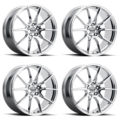 Set 4 Performance Replicas PR193 20x10 5x4.5 Chrome Wheels 20" 40mm Rims