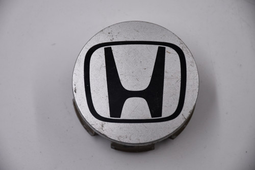Honda Silver/Black Wheel Center Cap Hub Cap 44782-85A-0000 2.25" OEM Honda '07-'14