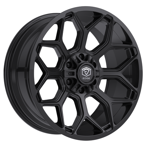 20" Edge Off Road 302B Gloss Black Wheel 20x10 6x135 6x5.5 -19mm Truck SUV Rim