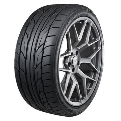 Nitto NT555 G2 high-performance street tire featuring an aggressive tread design for sports cars, muscle cars and performance vehicles